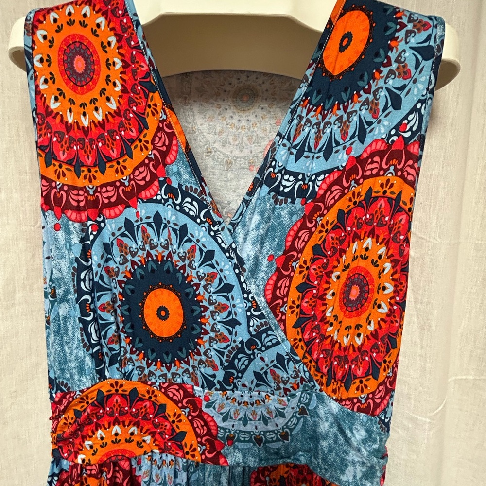 Maxi dress sleeveless NWT Cathy 3XL soft - Picture 6 of 15